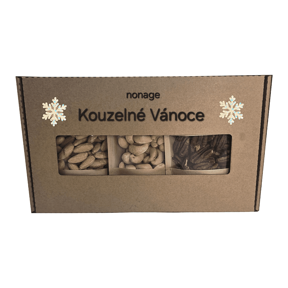 NONAGE Vianočný set orechov natural 300 g