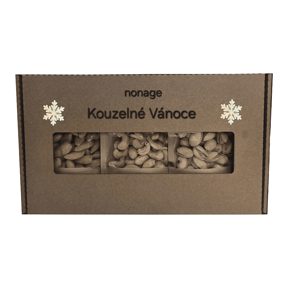 NONAGE Vianočný set solené orechy 300 g