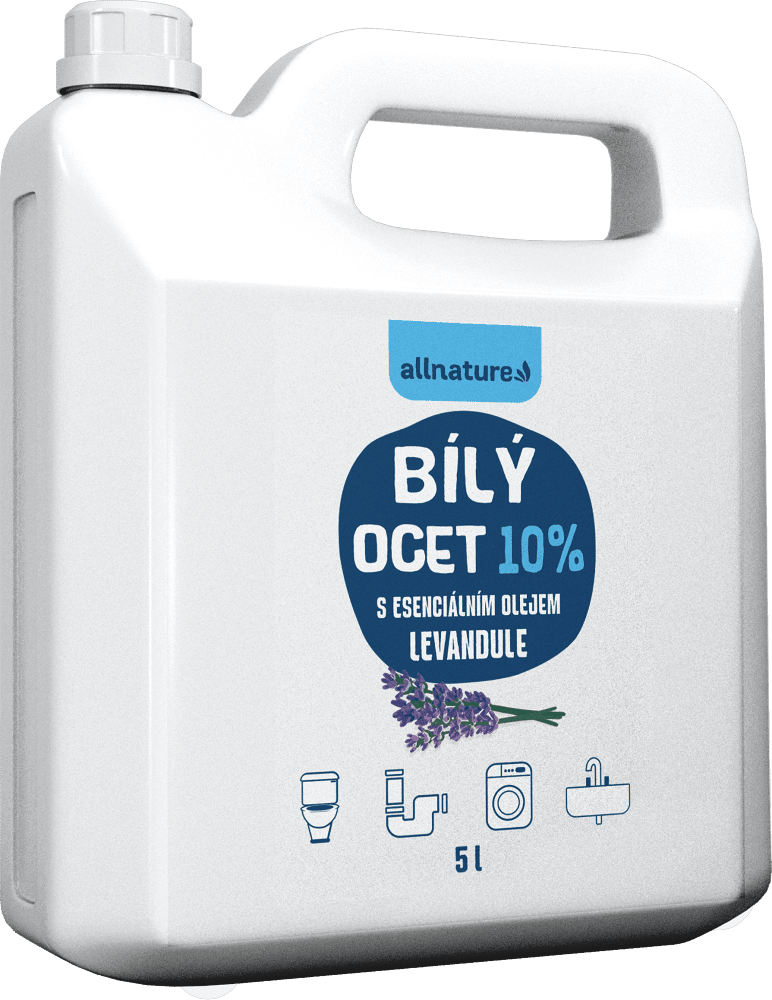 ALLNATURE Biely ocot 10% s vôňou levandule 5 l, poškodený obal
