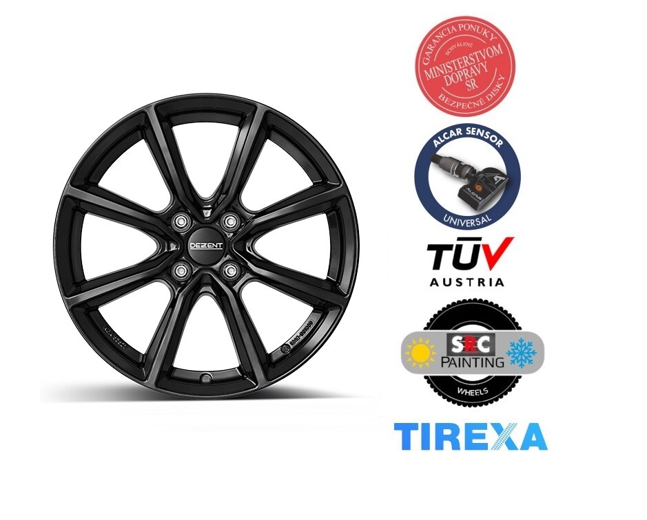 DEZENT TN black 6.50x17 4x108.00 ET28