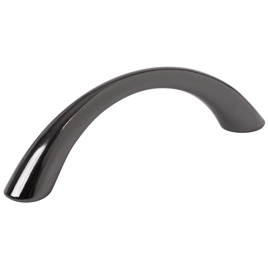 Nábytková úchytka Gitka 64 mm lesklý čierny nikl