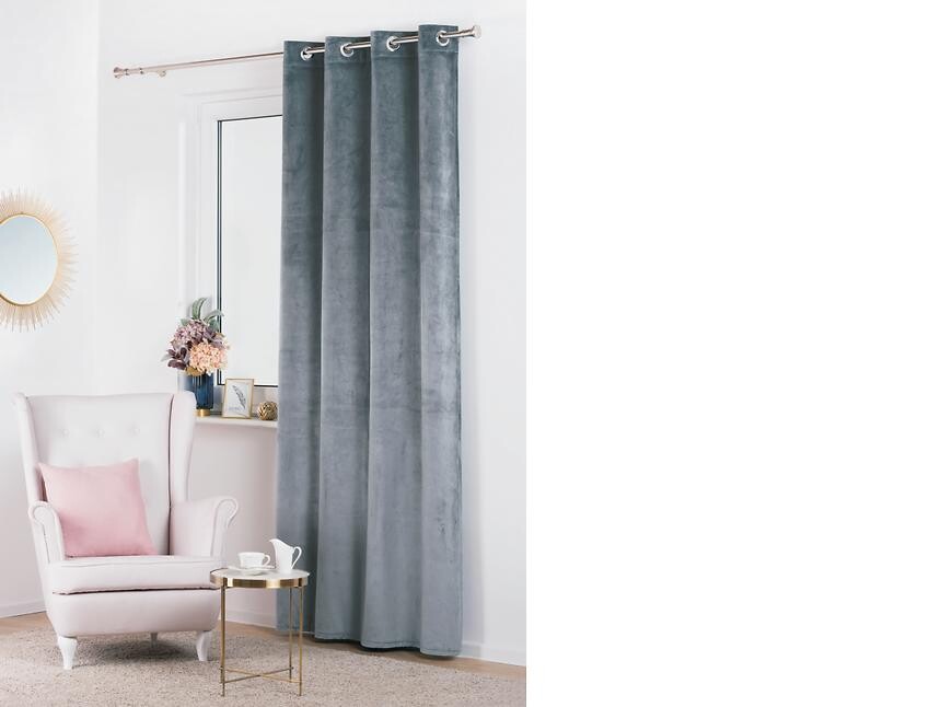 Závesová látka V66/12/20099/sivá/280 cm (Tovar na mieru)