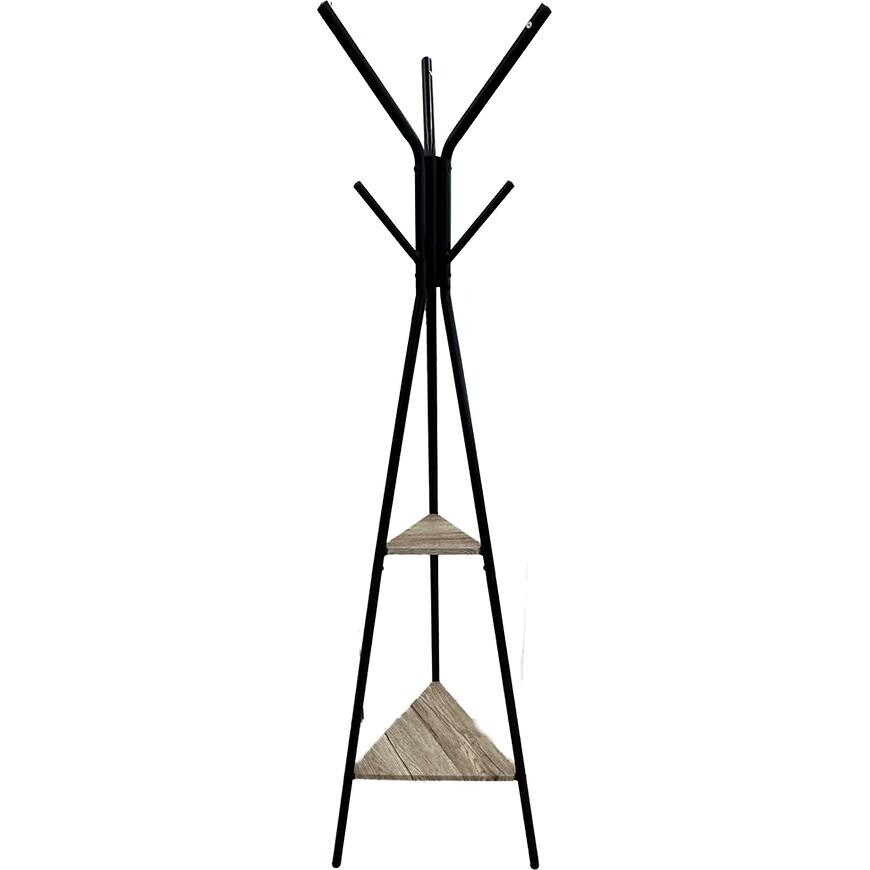 Stojanový vešiak kovový Calci 9054 čierna