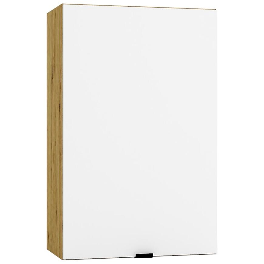 Kuchynská skrinka Cosmo Gianna W45 P/L Biely Aljašský/DubArtisan