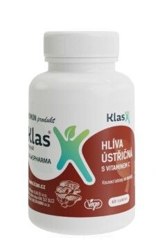 Hliva ustricová s vitamínom C- kúsacie tablety