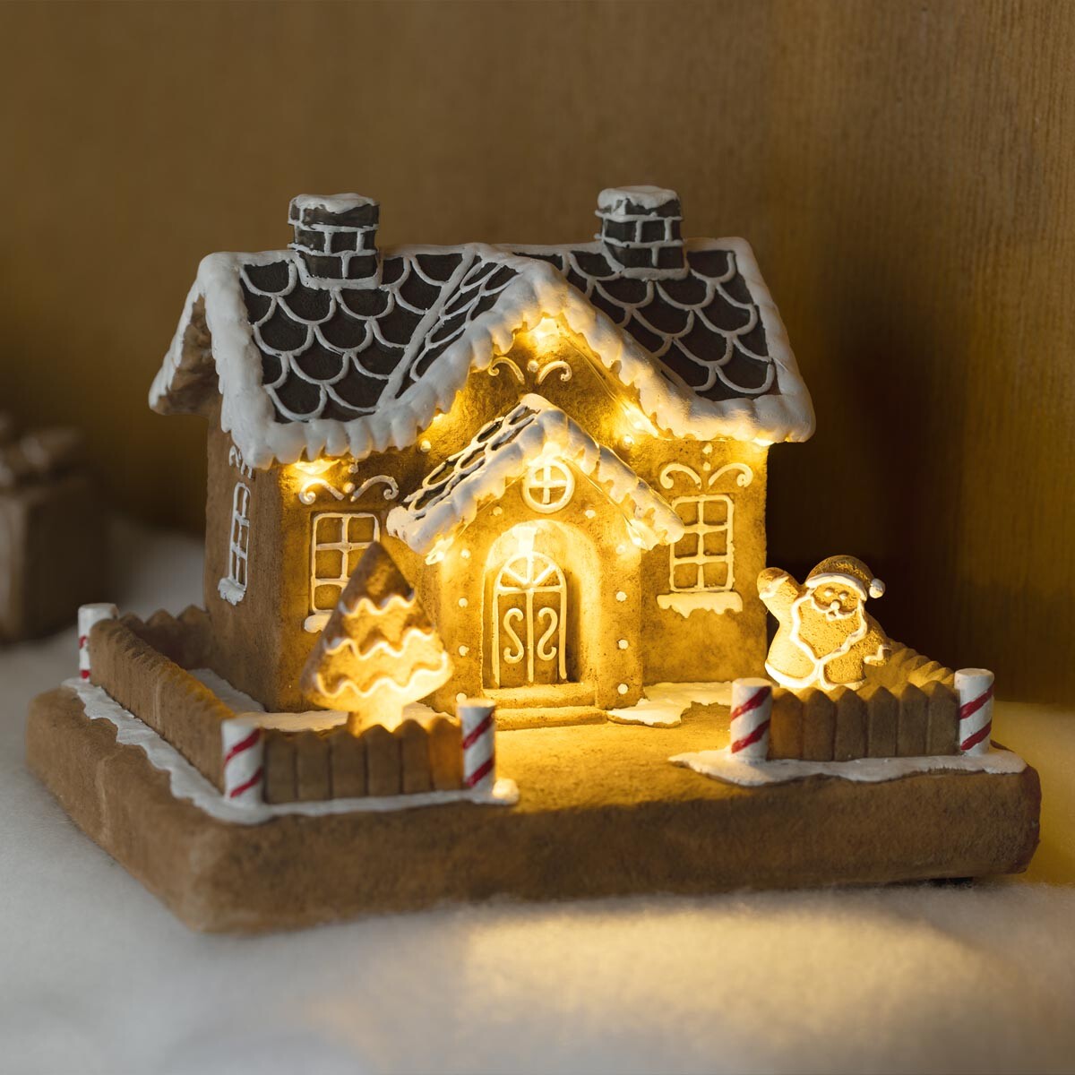LED perníkový domček
