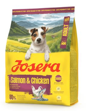 Josera Dog Mini Adult Salmon & Chicken granule pre psy 0,9 kg