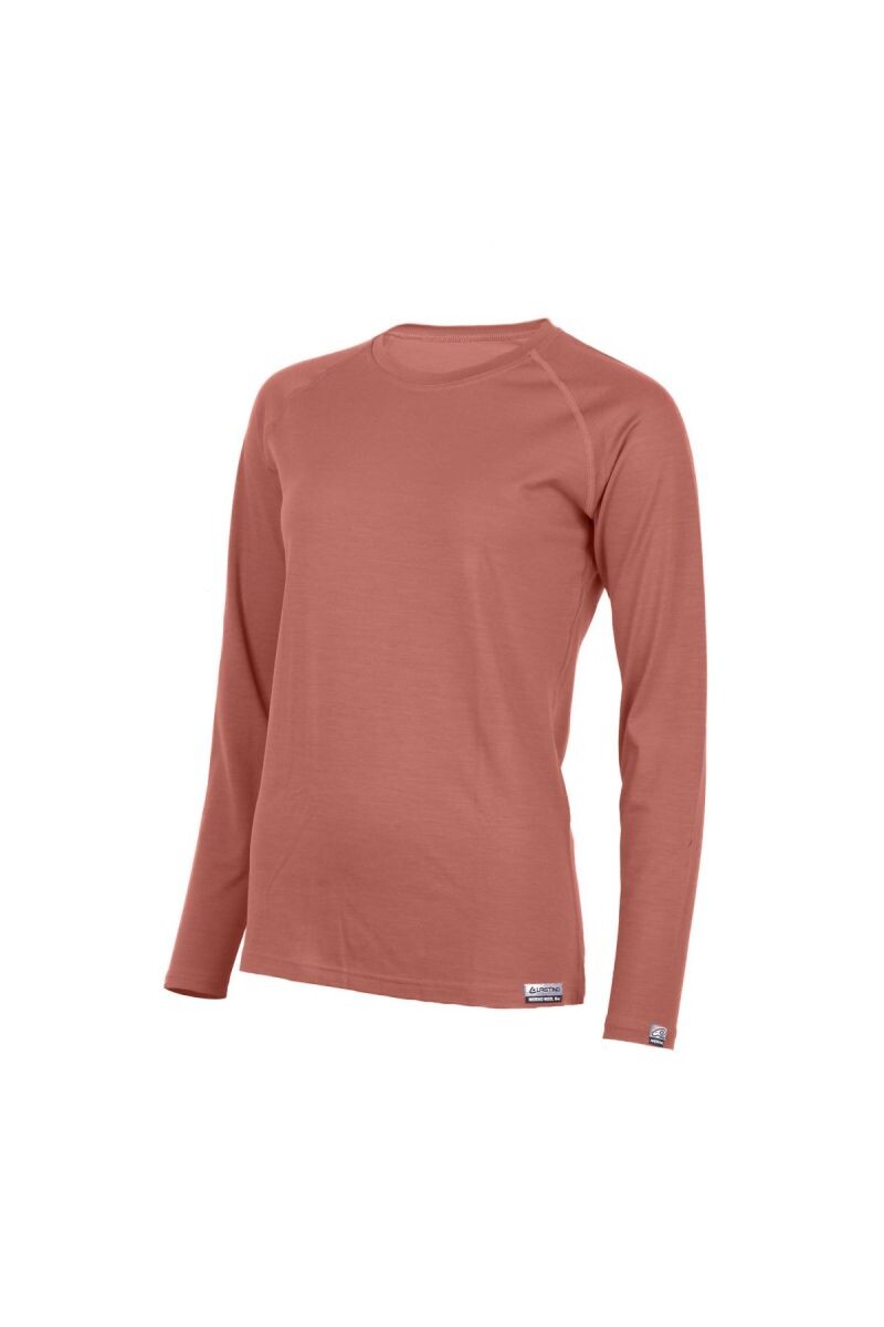 Lasting dámske merino triko Atila lososovej Veľkosť: XL 8596445033892