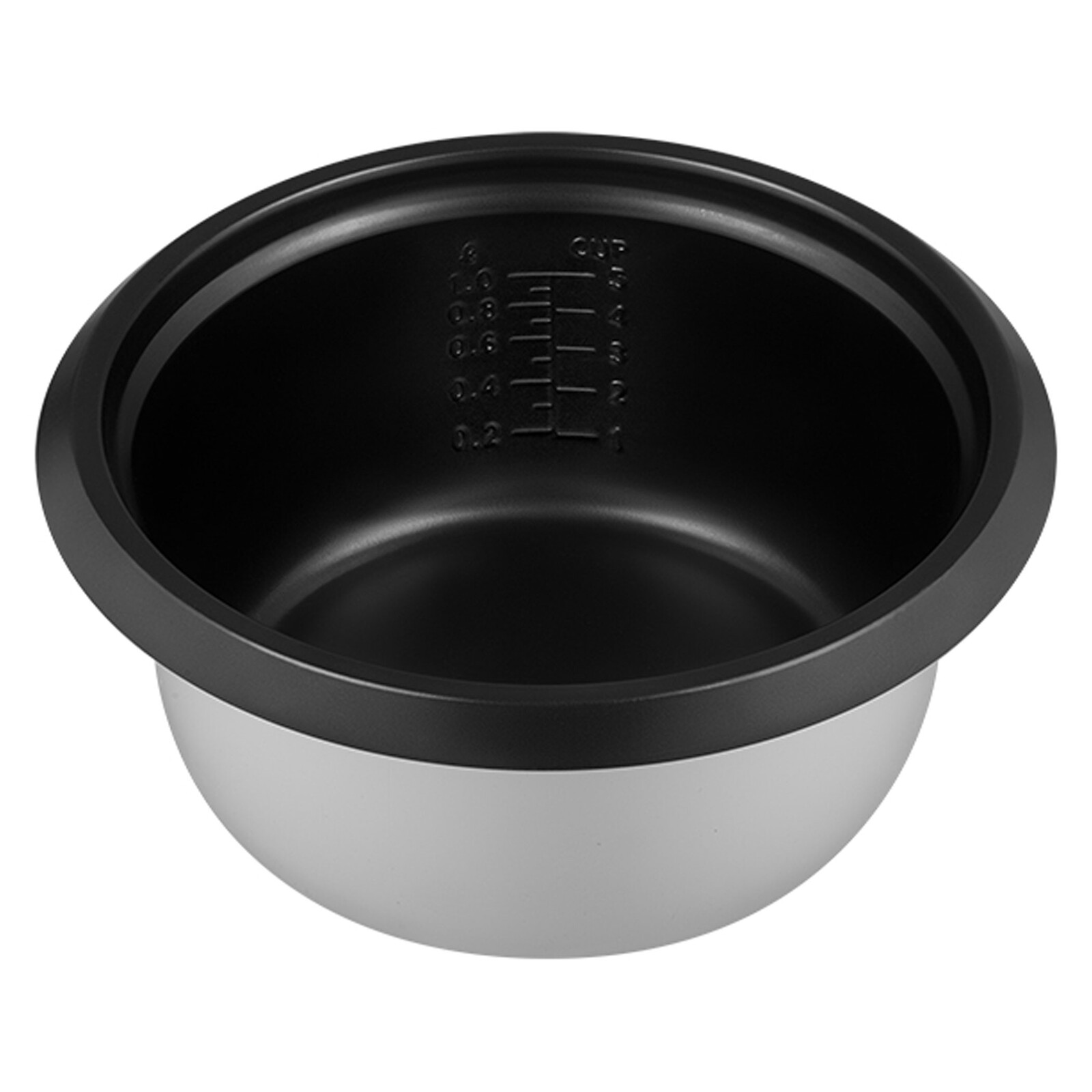 Sencor SDXD 004  Nádoba k ryžovaru Vyberateľná vnútorná nádoba ryžovaru s nepriľnavým povrchom s objemom 1 l (pre prípravu 800 g ryže) Pre modely SRM