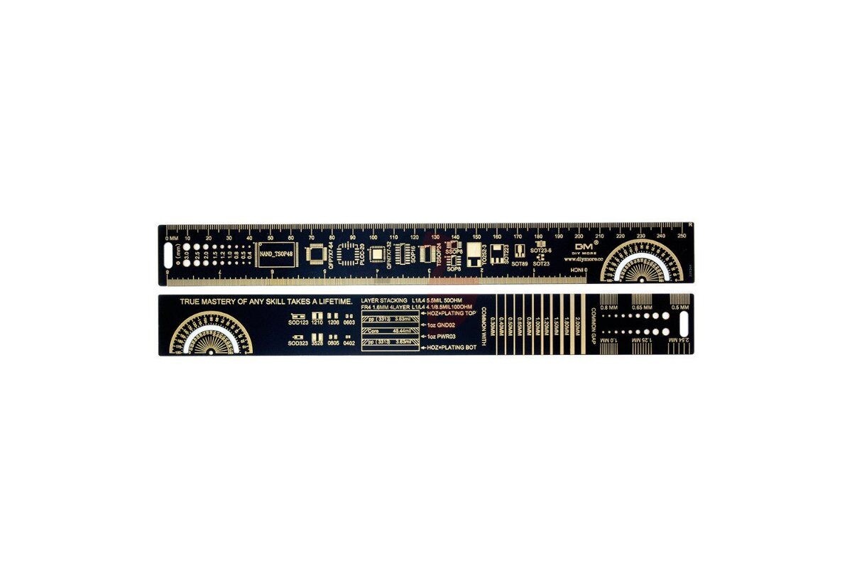 PCB pravítko 25 cm