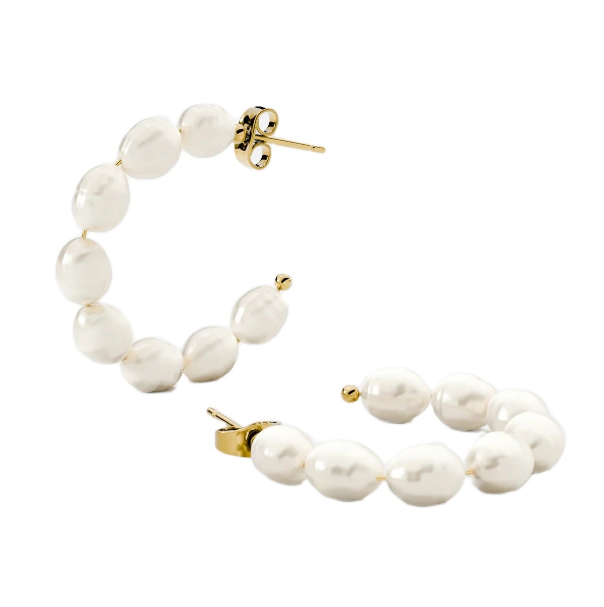 Furiosa Jedinečné perlové náušnice French Kiss SE-FRENCHKISS-G