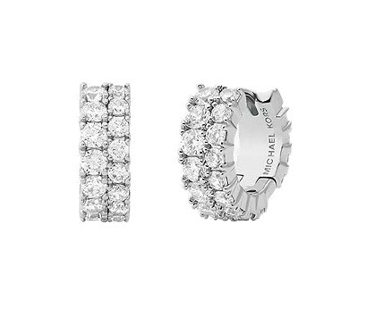 Michael Kors Kruhové náušnice s kubickými zirkónmi Premium MKJ8518040