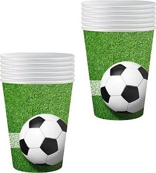 GODAN Papírové kelímky fotbal 200 ml, 12 ks