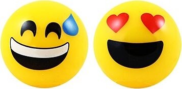 Rappa Loptička Smiešok so svetlom 5,2 cm – 2 ks