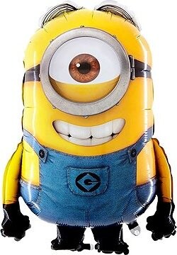 SMART BALLONS Balón foliový mimoň Stuart - 84 cm