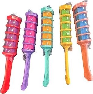 Leventi Hrebeň s farebnými kriedami na vlasy 5 farieb