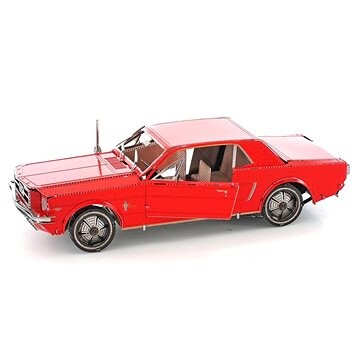 Metal Earth 3D puzzle Ford Mustang 1965 (červený)