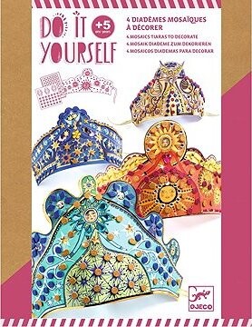 Djeco DIY Trblietavé korunky