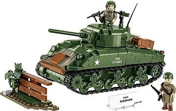 Cobi 3126 II WW M4A1 Sherman 1:35, 2 f