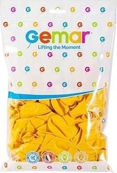 Gemar OB Balónky G90/03 žluté 100 ks