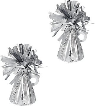 FOLAT Závaží matné stříbrné - těžítko na balonky 2 × 170 g