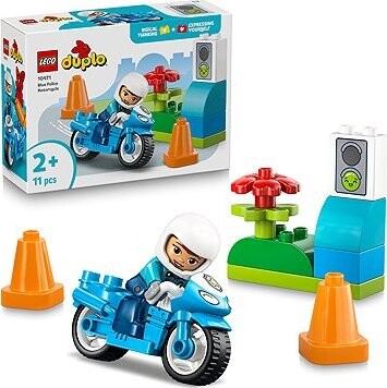 LEGO® DUPLO® Town 10471 Modrá policajná motorka