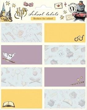 Harry Potter: Grafika – poznámkové štítky 16 kusov