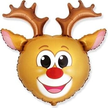 Flexmetal Balón foliový Sob - Vánoce 70 cm