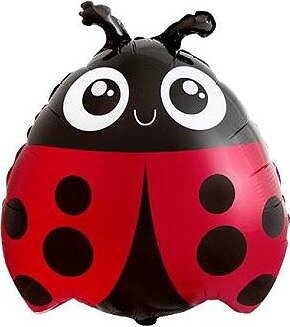 FLEXMETAL Balón fóliový beruška - 60 cm