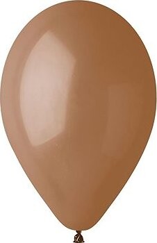 SMART BALLOONS Balonky 100 ks hnědé mocha - 26 cm pastelové