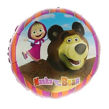 SMART BALLOONS Fóliový balónik – Máša a Medveď, 45 cm