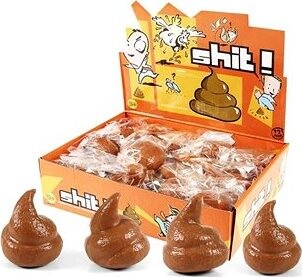 Antistresová loptička hovienko – srandička – 1 ks