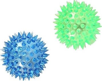 Rappa Míček s ostny se světlem 5,5 cm 2 ks - žertovinka