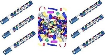 Párty konfety Sada 6 ks, 40 cm, barevné