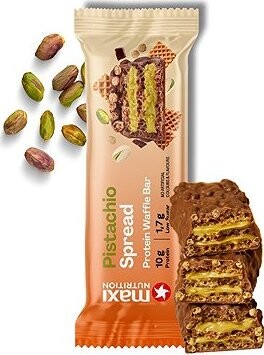 MaxiNutrition Waffle protein bar Pistacio 39 g