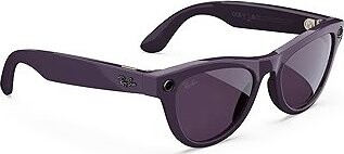 Meta RAY-BAN Meta Skyler (Standard) Smart Glasses (Gen 2) - Shiny Mystic Violet, Clear to Amethyst T