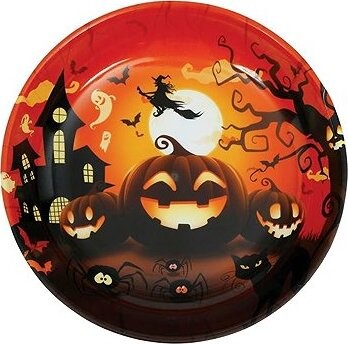 Guirca Plastová miska strašidelná dýně halloween 27 × 9 cm