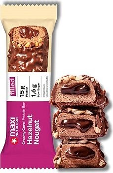 MaxiNutrition Creamy Core Protein Bar hazelnut nougat 45 g