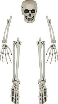 GUIRCA Halloween kostra vylézající z hrobu - Skeleton