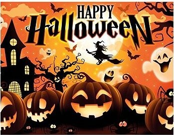 Guirca Fotopozadí dýně/halloween 220 × 150 cm