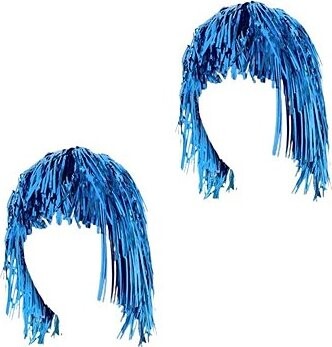 GODAN Paruka foliová modrá, 2 ks