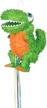 Unique piňata dinosaurus t-rex 3d 40 × 20 × 36 cm tahací