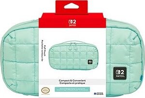 Hori Puff Pouch – Cozy Green – Nintendo Switch 2