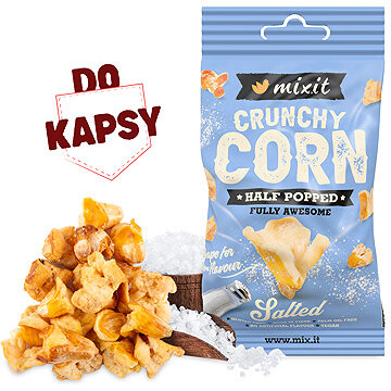 Mixit Crunchy corn – Slaný do vrecka 40 g