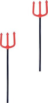 RAPPA Vidle čert - ďábel, vánoce, 52 cm, 2 ks