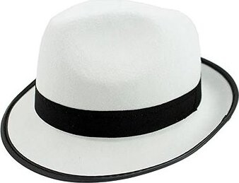 Godan Klobouk gangster - Mafián Bílý s Černou Páskou