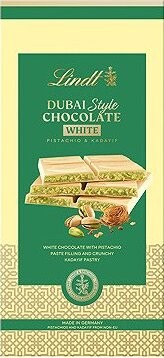 LINDT Dubajská biela čokoláda s pistáciami 150 g
