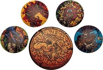 Dungeons & Dragons: Monsters – odznaky sada 5 ks