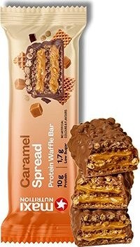MaxiNutrition Waffle protein bar Caramel 39 g