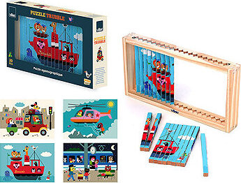 Vilac 4D skladačka Dopravné prostriedky